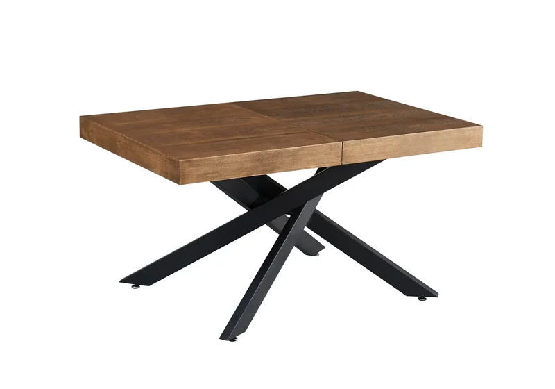 Table extensible noir chêne - Miya