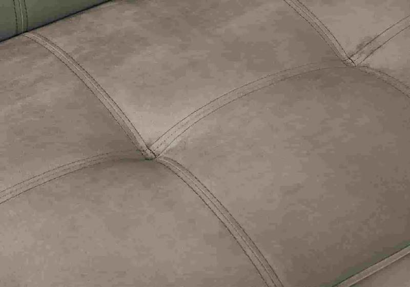 Banc convertible taupe chromé - Antha