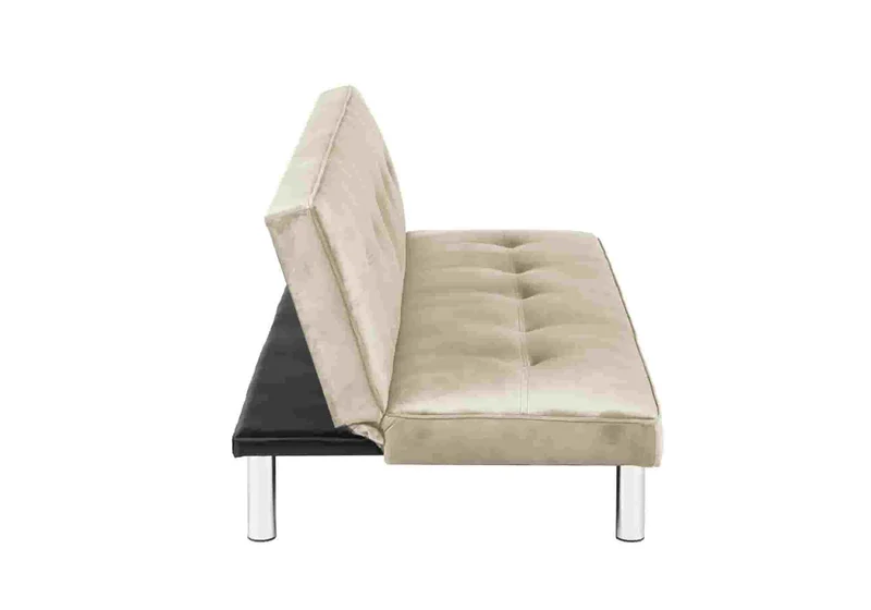 Banc convertible latte chromé - Antha