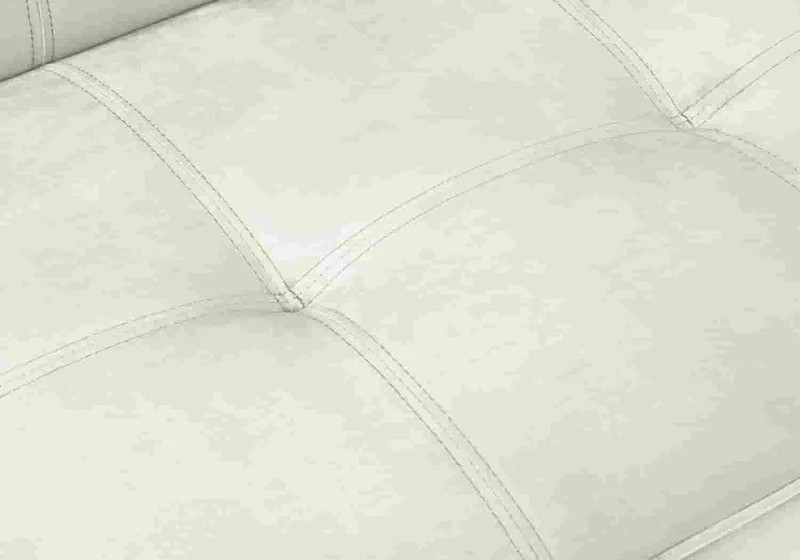 Banc convertible écru chromé - Antha