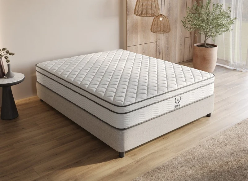 Matelas hybride ressorts ensachés 140 x 190 cm épaisseur 25 cm MARIUS