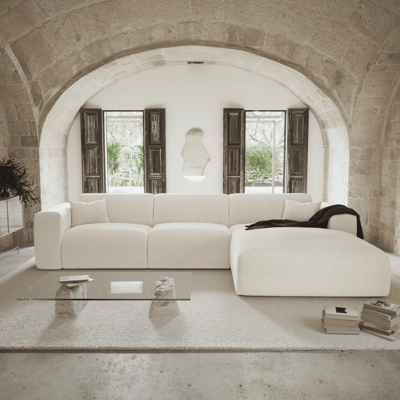 Canapé Convertible Angle Droit Myra