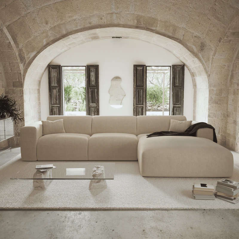 Canapé Convertible Angle Droit Myra