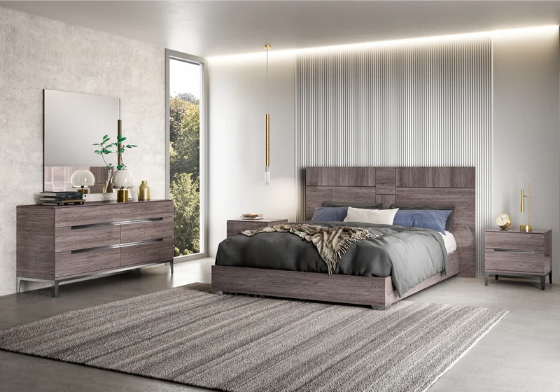 Commode 5 tiroirs finition orme laqué design italien - Viola