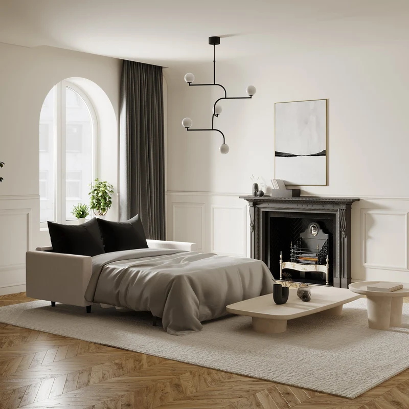 Canapé Convertible Hailie-Jade Couchage 160 cm