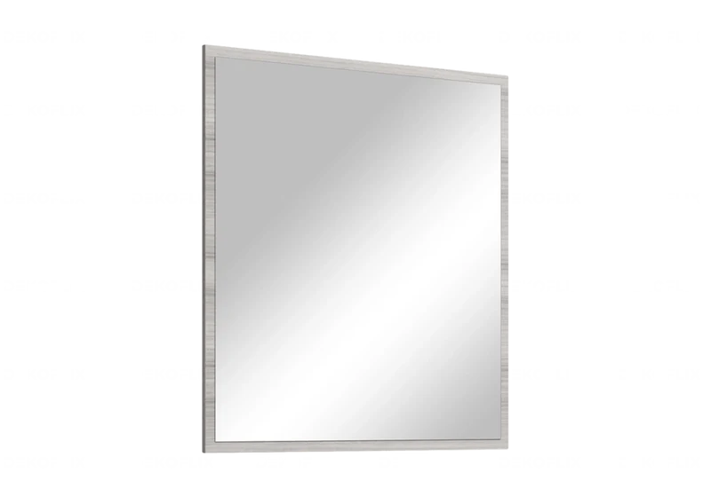 Miroir mural rectangulaire 144 cm gris laqué - Mia