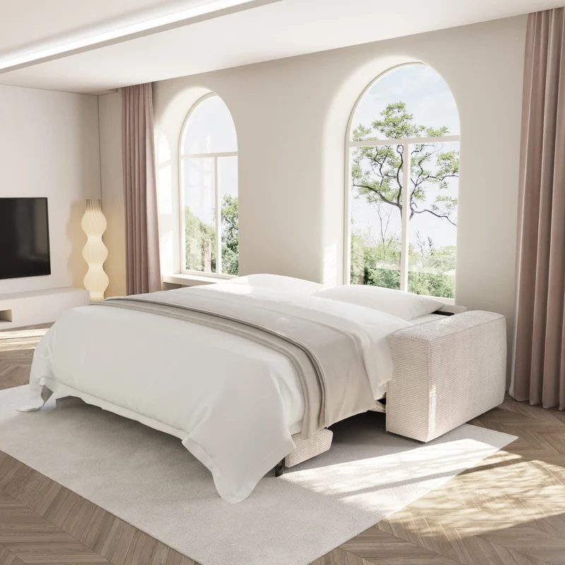 Canapé Convertible Joan Couchage 140 cm