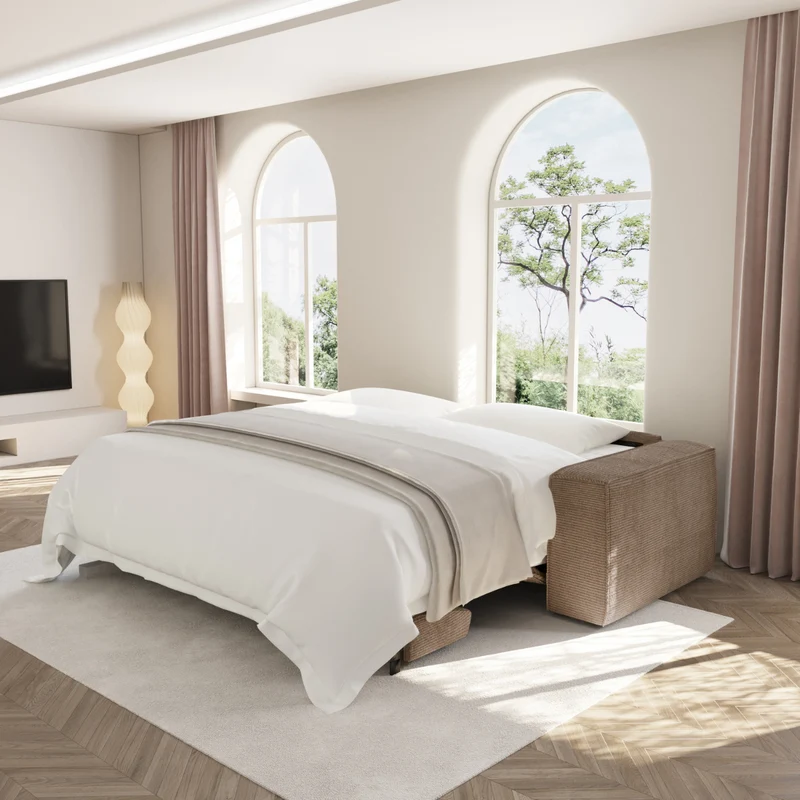 Canapé Convertible Joan Couchage 140 cm