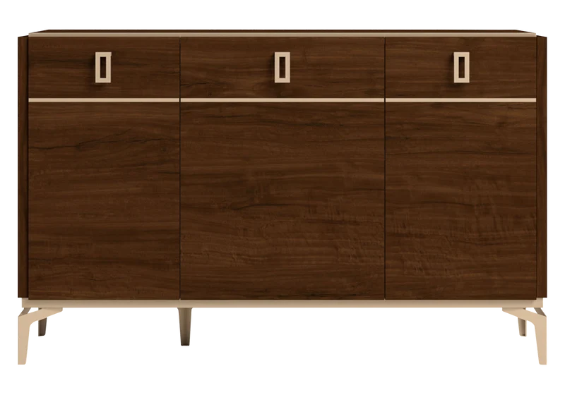 Buffet 3 portes noyer – Eva