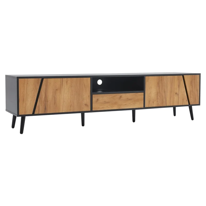 Oslo Meuble TV 180 cm avec 2 portes, 1 niche et 1 tiroir