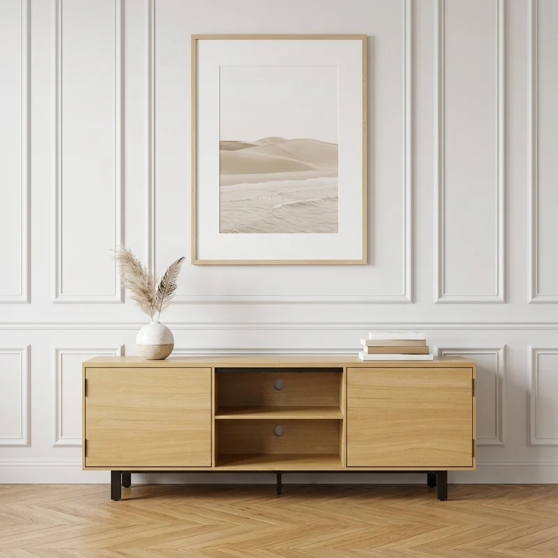 Jane Meuble TV 160 cm avec rangements