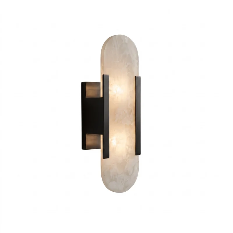 Applique Murale Aurora - Marbre Naturel, LED, Style Moderne