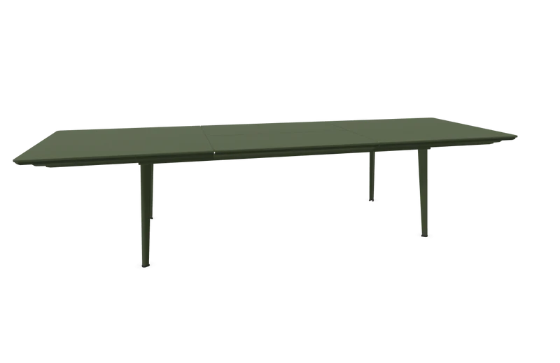 PLUS 4 IMPERIALE - Table extensible 220/330 col. Vert militaire / Modèle d'exposition