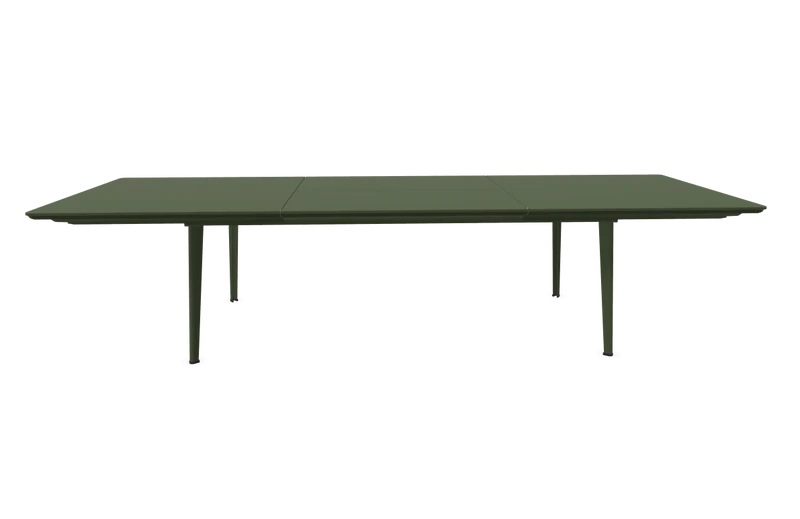 PLUS 4 IMPERIALE - Table extensible 220/330 col. Vert militaire / Modèle d'exposition