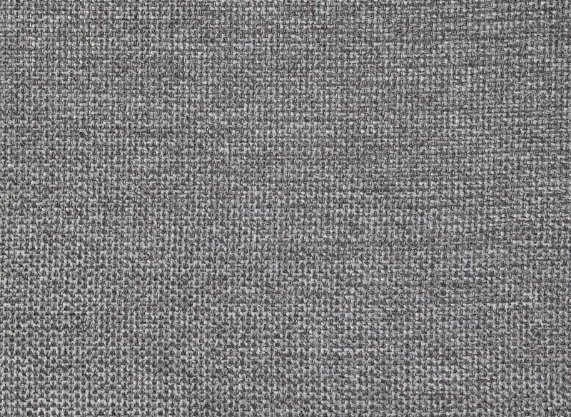 Canapé d'angle convertible avec coffre en tissu gris HAVEN - Angle gauche