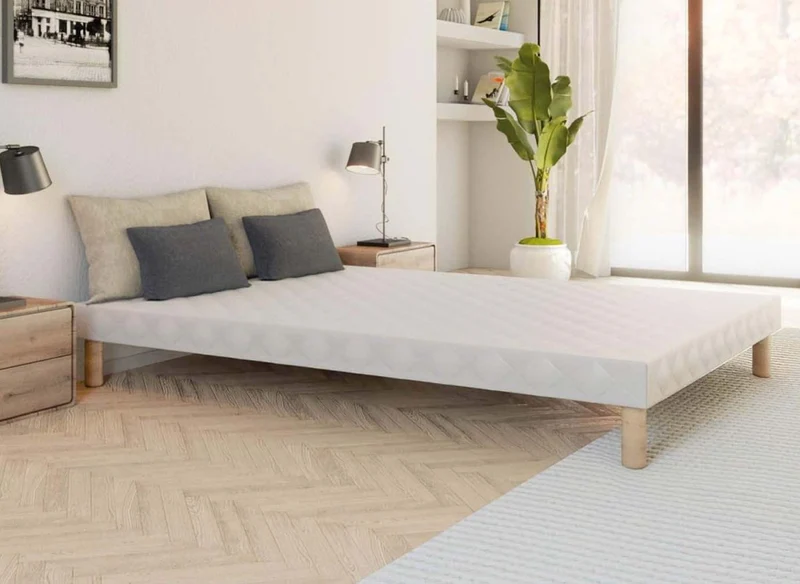Sommier tapissier 160 X 200 cm + 4 pieds
