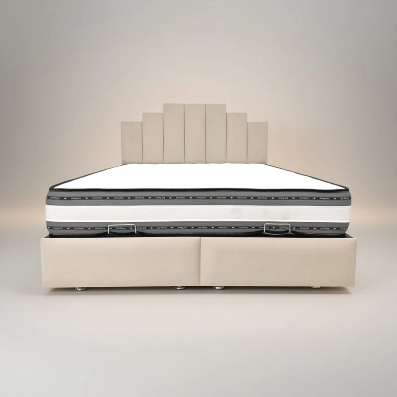 Lit coffre Pyramide 180x200 | Leader Meubles