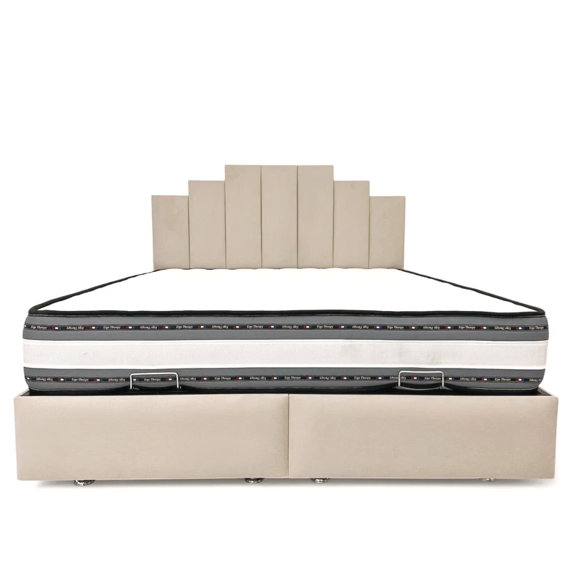 Lit coffre Pyramide 180x200 | Leader Meubles
