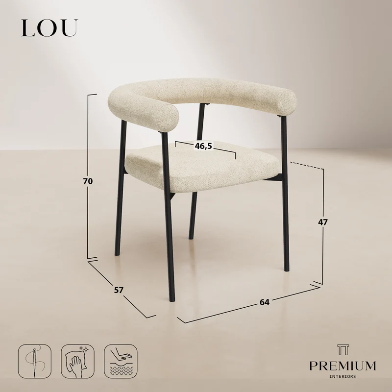 LOU lot de 2 chaises