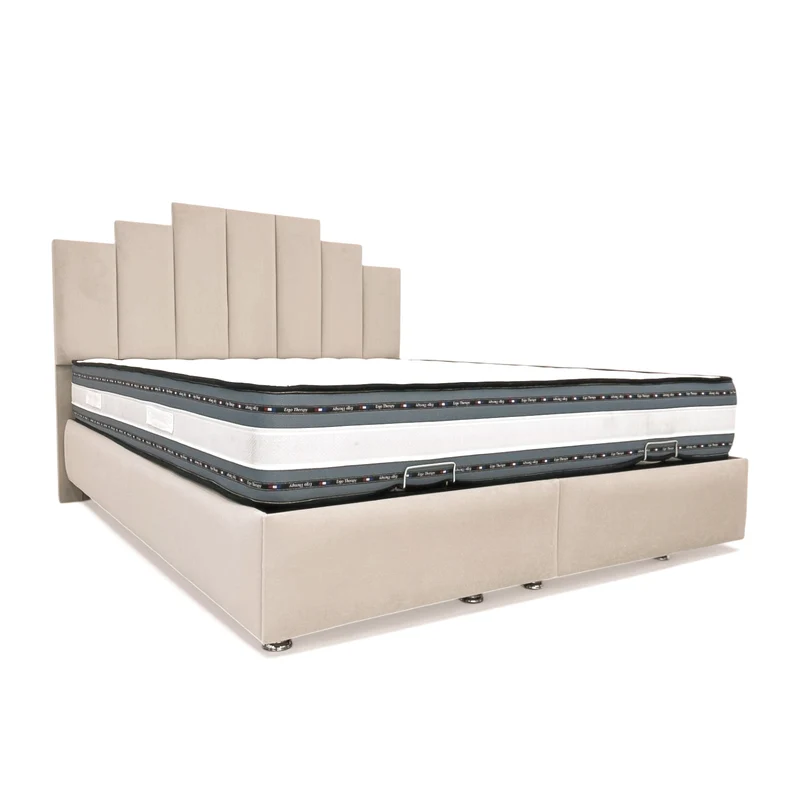 Lit coffre Pyramide 180x200 | Leader Meubles