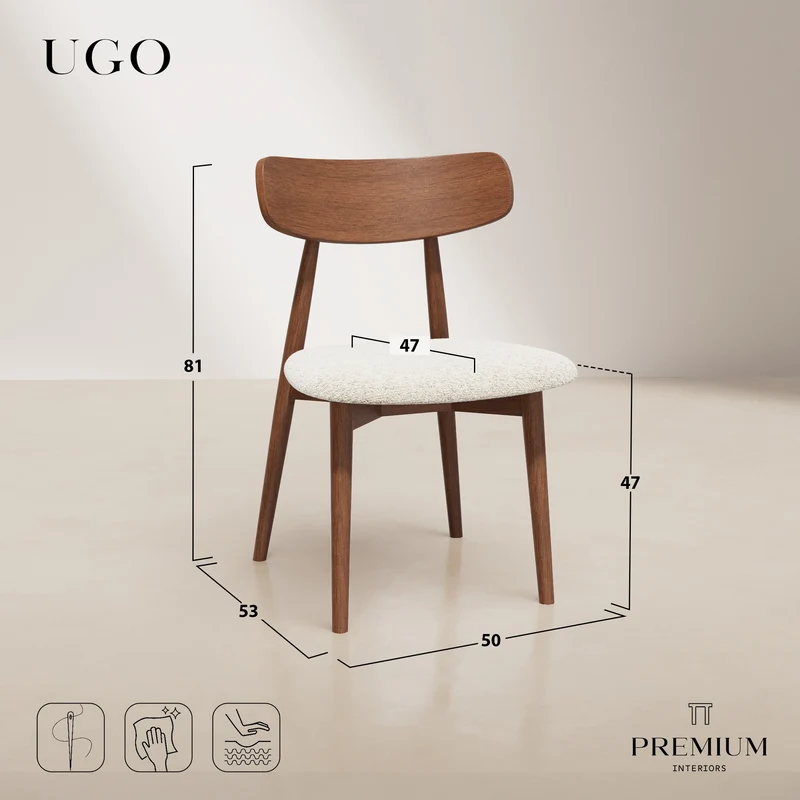 UGO lot de 2 chaises