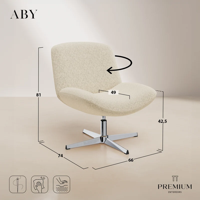 ABY fauteuil pivotant