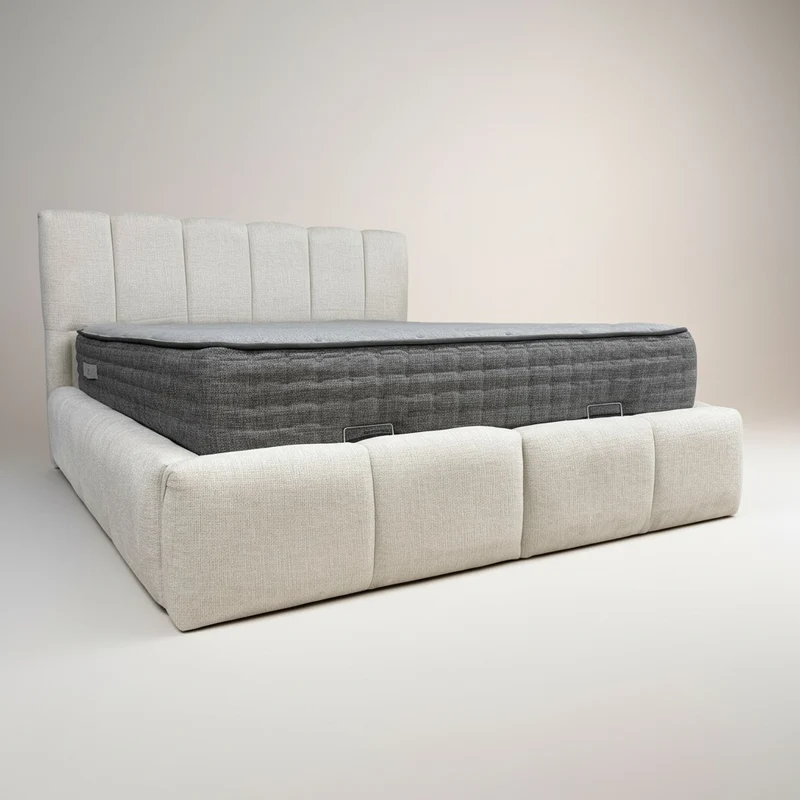 Lit coffre Bubble Mila 140x190 | Leader Meubles