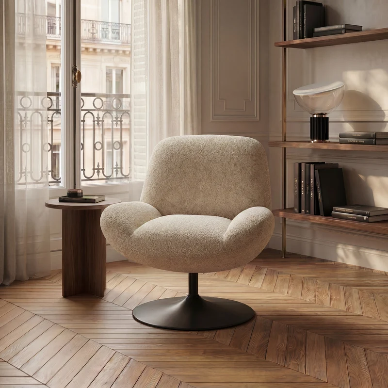 RETRO fauteuil pivotant