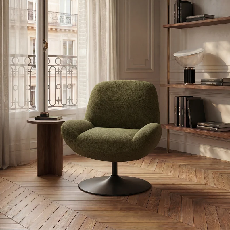 RETRO fauteuil pivotant