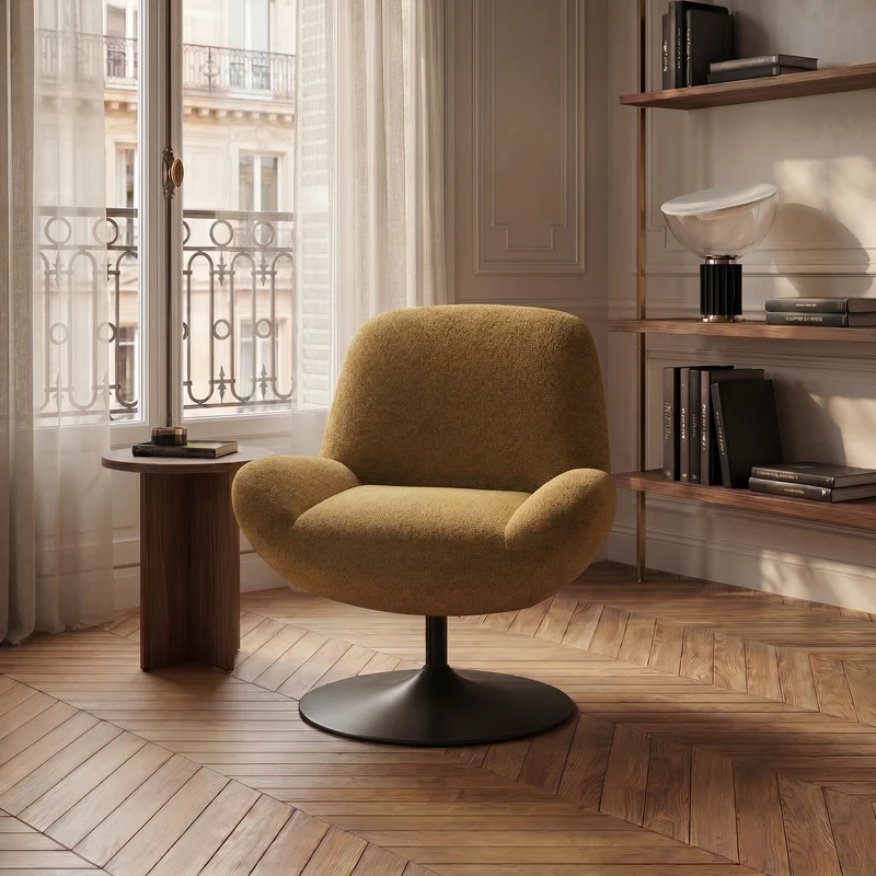 RETRO fauteuil pivotant