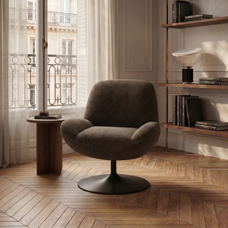 RETRO fauteuil pivotant