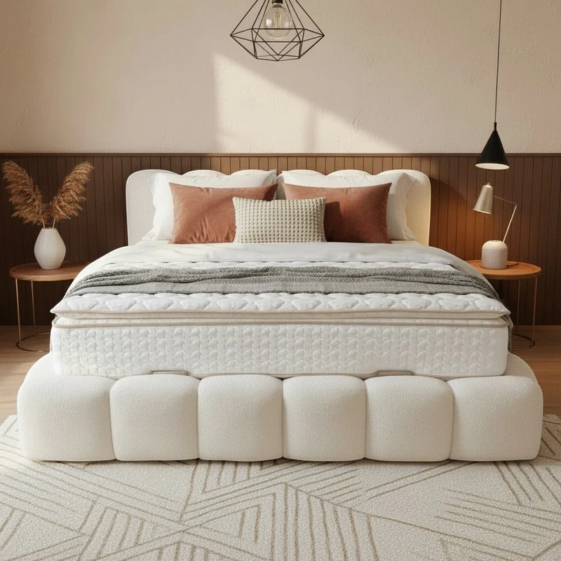 Lit coffre Bubble Toronto 160x200 | Leader Meubles