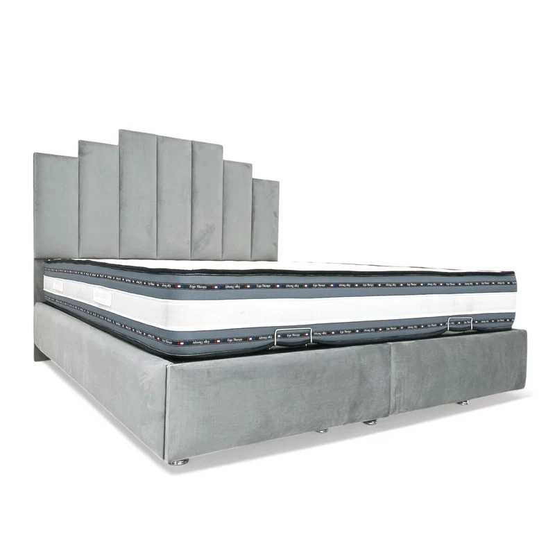 Lit coffre Pyramide 180x200 | Leader Meubles