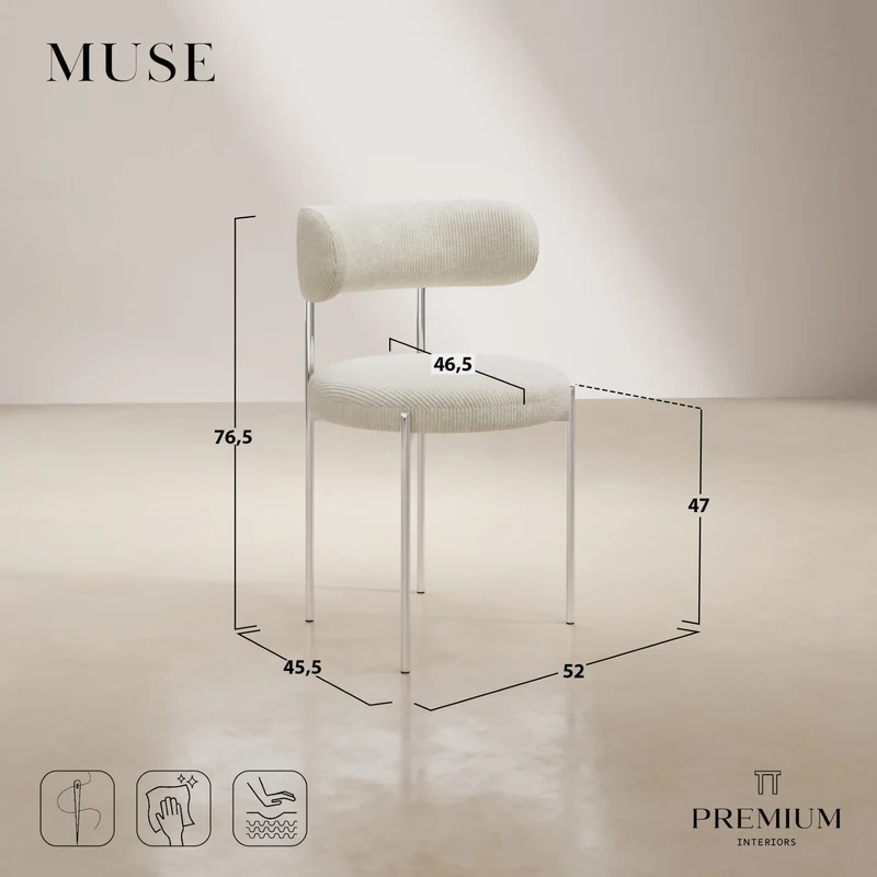 MUSE lot de 2 chaises