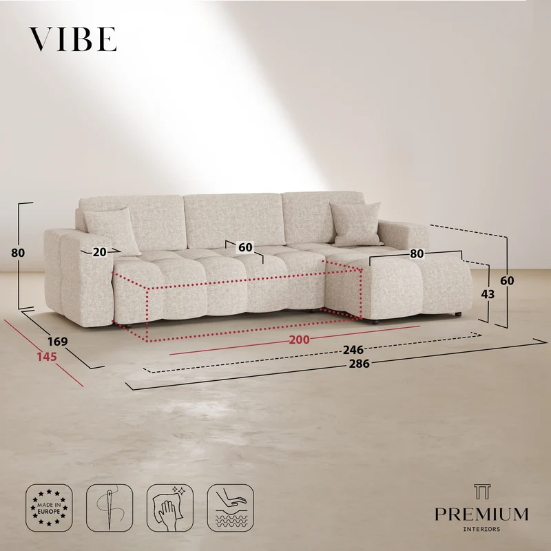 VIBE angle droit convertible