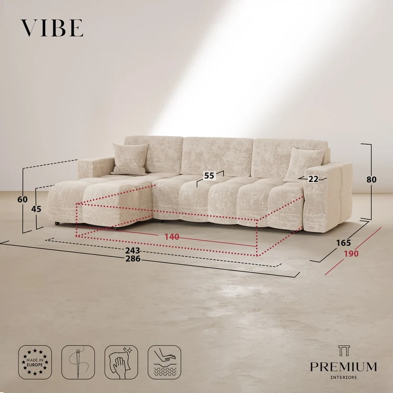 VIBE angle gauche convertible express