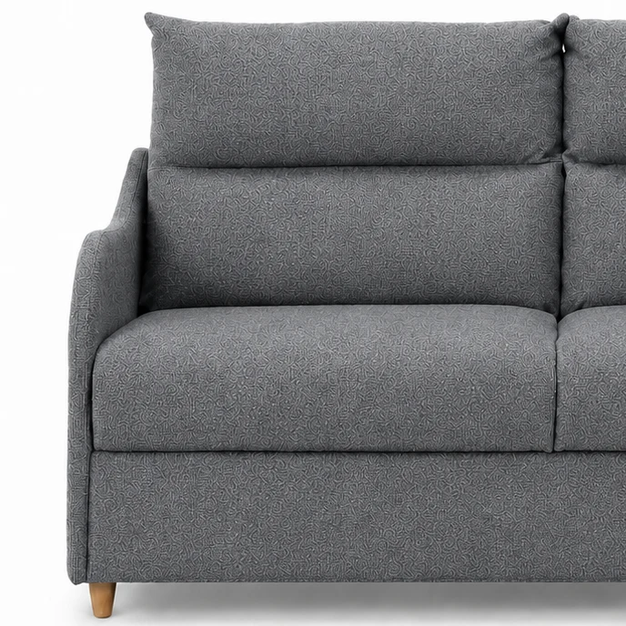Canapé convertible express 140 cm gris | Myrtille