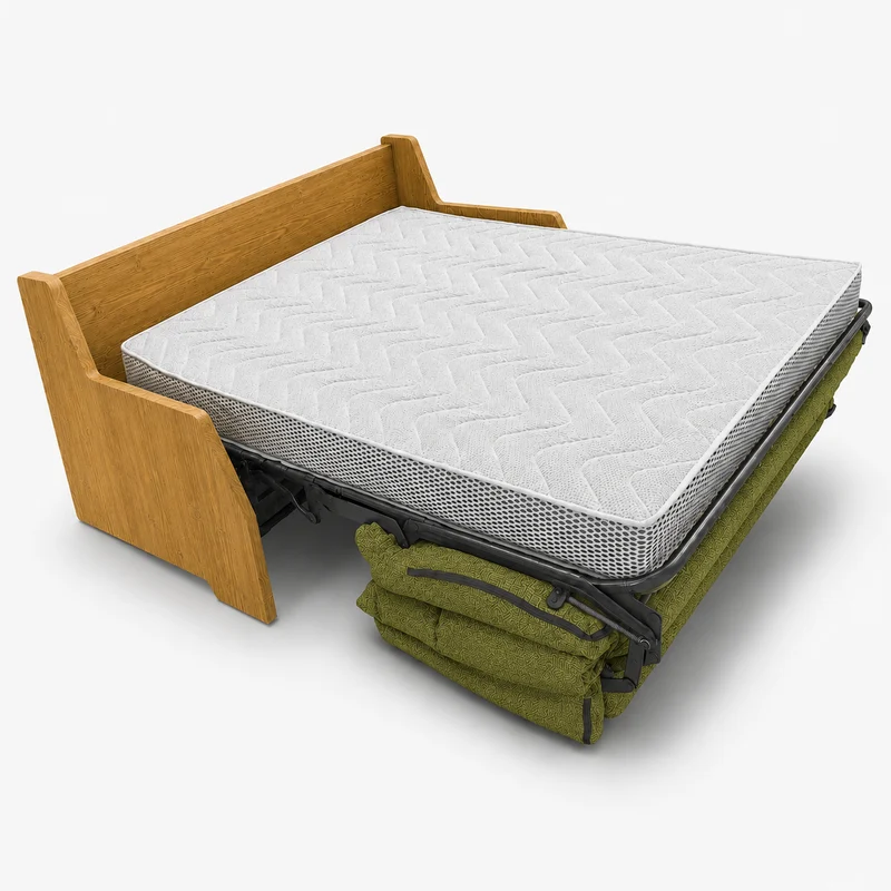 Canapé convertible express vert 140 cm | Refuge