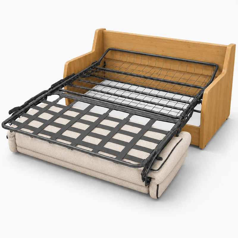 Canapé convertible express écru 160 cm | Refuge