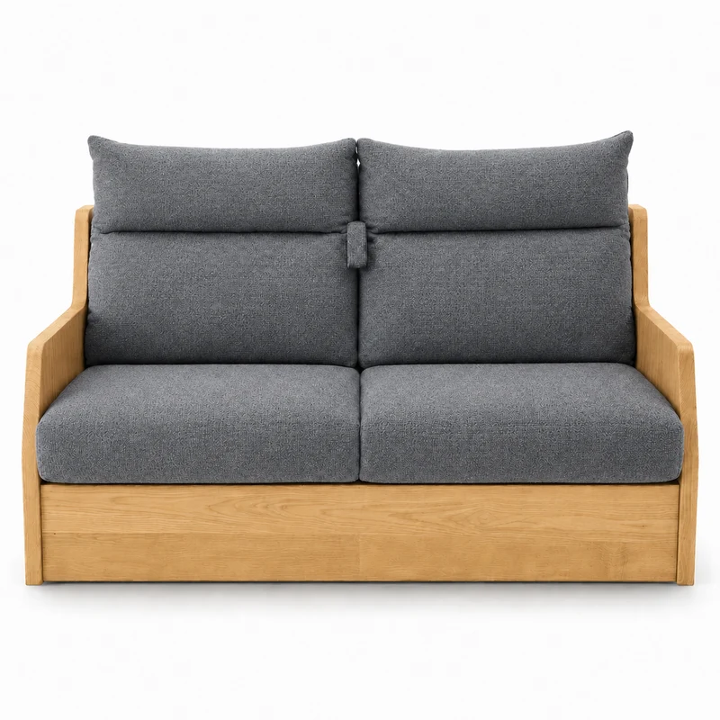 Canapé convertible express gris 140 cm | Refuge