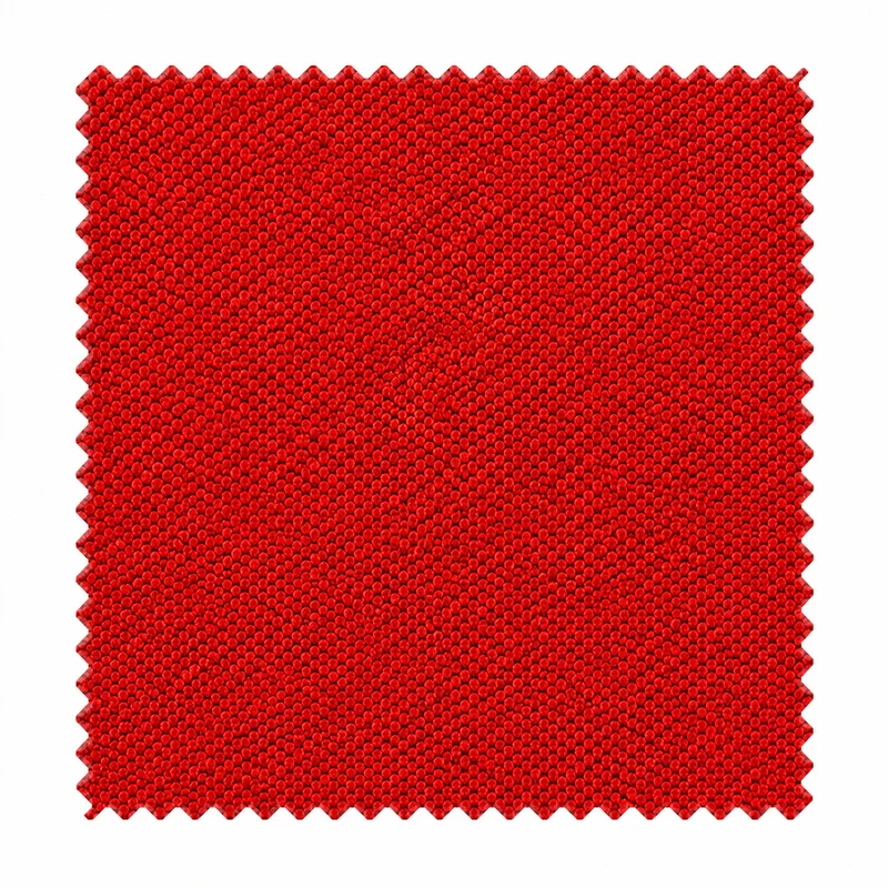 Canapé gigogne NORDIC Luisa rouge avec angle à droite en épicéa massif brossé huilé miel