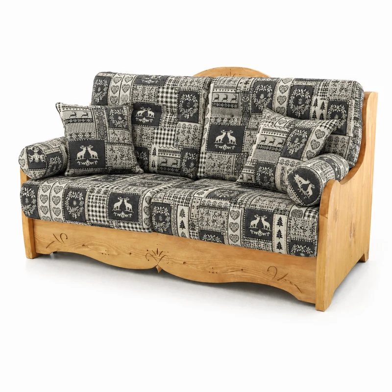 Canapé convertible 140 cm Chambéry Taupe