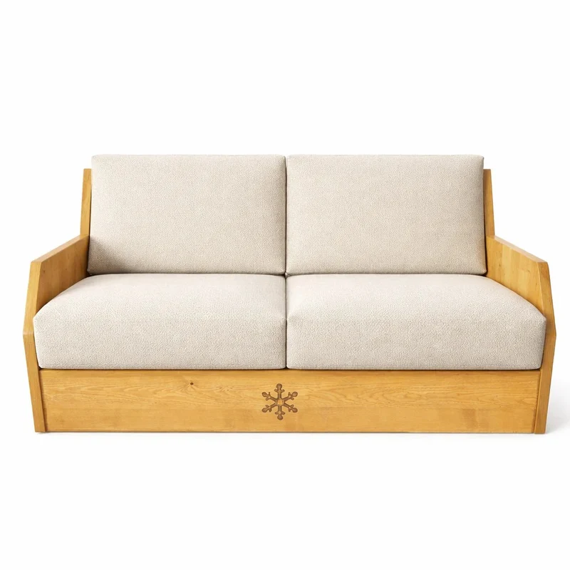 Canapé convertible express 160 cm CERVIN écru