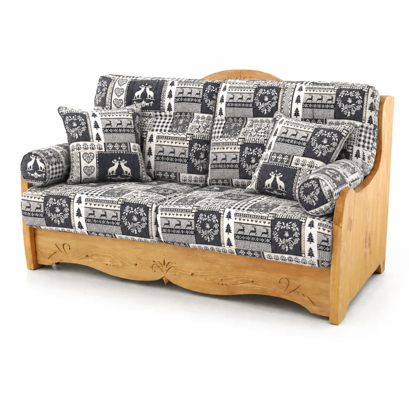 Canapé convertible 140 cm Chambéry Gris