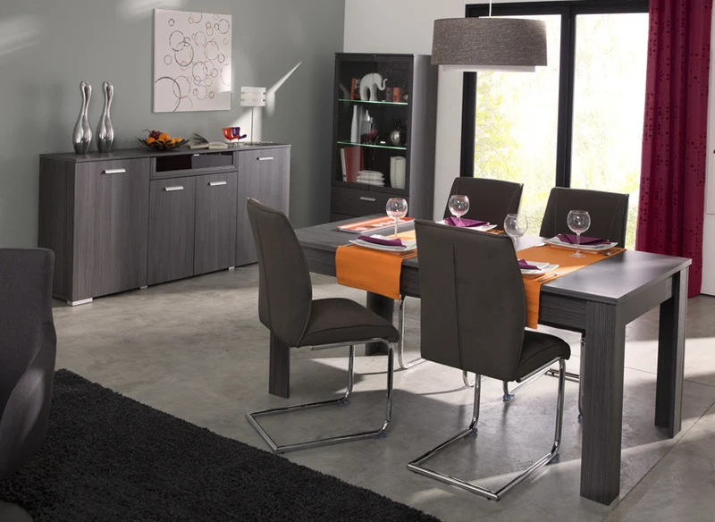 Ensemble TERRA (Enfilade + Table + 4 x Chaises)