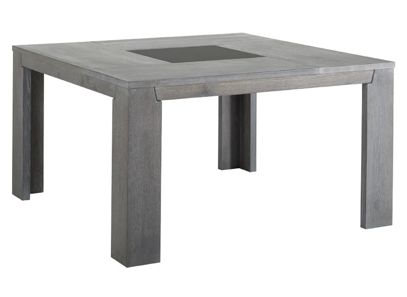 Ensemble TITAN Chêne gris (Enfilade + Table + 4 x Chaises)