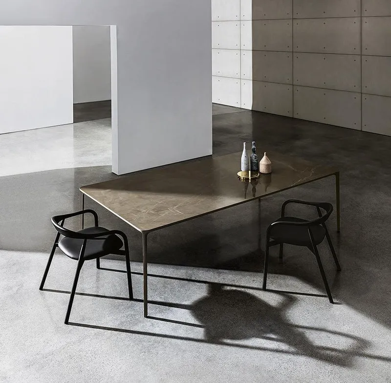 SLIM - Table extensible 200/260 - Céramique Dark / Modèle d'exposition