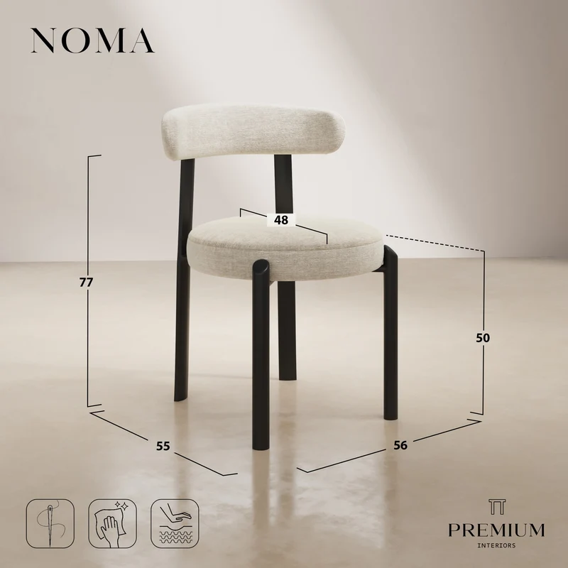 NOMA lot de 2 chaises