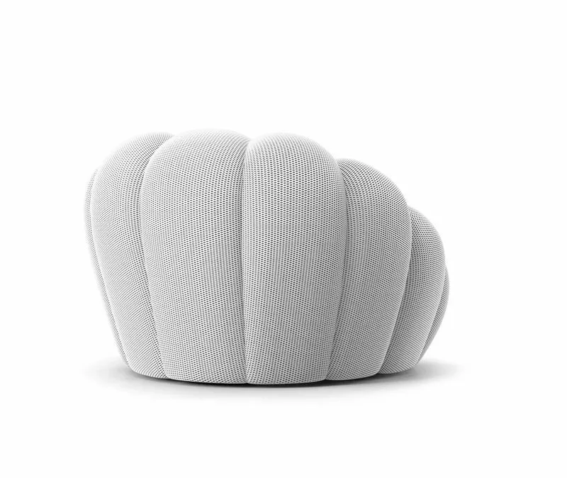 Lund Mini - Fauteuil Bubble Compressé Blanc