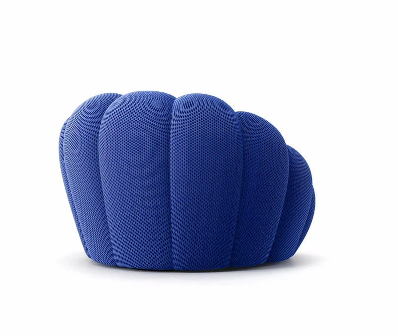 Lund Mini - Fauteuil Bubble Compressé Bleu Cobalt